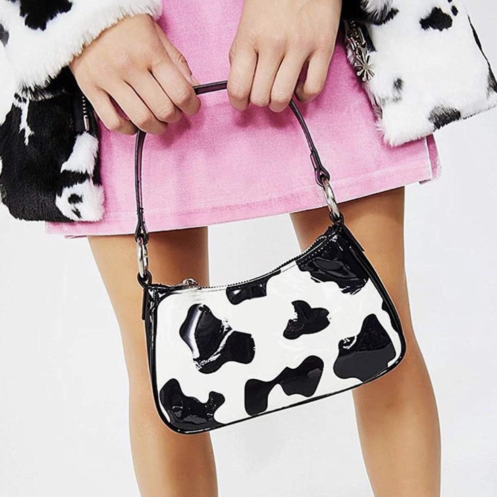 Cow Print Clutch Purse